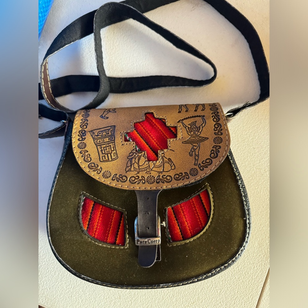 Vintage Puro Cuero Purse